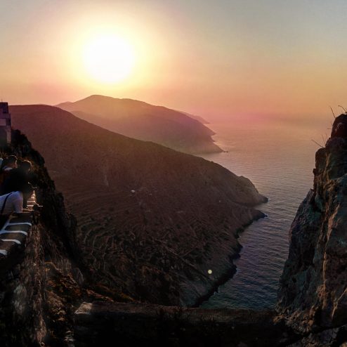 08 Cicladi Tramonto su Isole Grecia